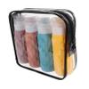 FRCOLOR Travel Toiletry Bottles, 4-Piece 100 ml Silicone Set view 1