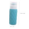 FRCOLOR Travel Toiletry Bottles, 4-Piece 100 ml Silicone Set view 2