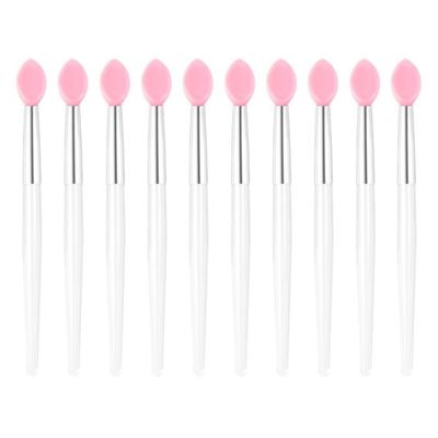10-Piece Silicone Lip Brush Applicator Set for Precise Makeup Application