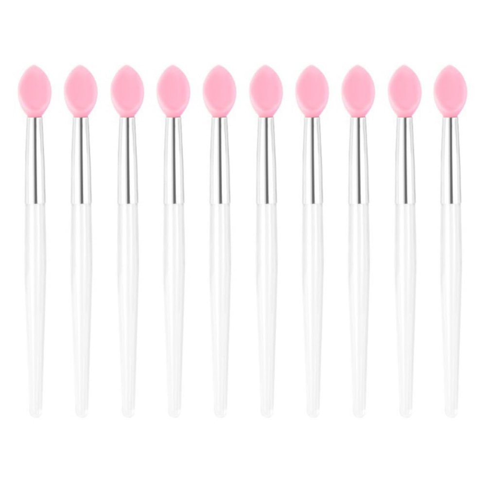 10-Piece Silicone Lip Brush Applicator Set for Precise Makeup Application