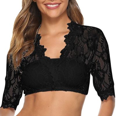 WILLBEST Women's Latex Mesh Lingerie Push-Up Bra