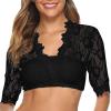 WILLBEST Women's Latex Mesh Lingerie Push-Up Bra view 1