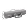 Portable Travel Case for Hair Straightener, EVA Hard-Shell Organizer with Waterproof Function, Compatible with Airstrait HT01, Gray view 2