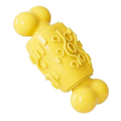 Fangxuee Interactive Treat Toy for Dogs, Bone-Shaped Food Puzzle