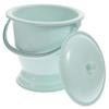 NULYLU Adult Bedpan with Lid and Handle, Easy to Clean view 1