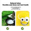 Xinhuju Squeaky Dog Ball Toy, Bite-Resistant Smile Face Ball for Puppies, Dogs, and Small Cats view 2