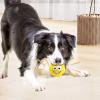 Xinhuju Squeaky Dog Ball Toy, Bite-Resistant Smile Face Ball for Puppies, Dogs, and Small Cats view 4