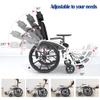 Lightweight Folding Outdoor Transport Wheelchair view 2