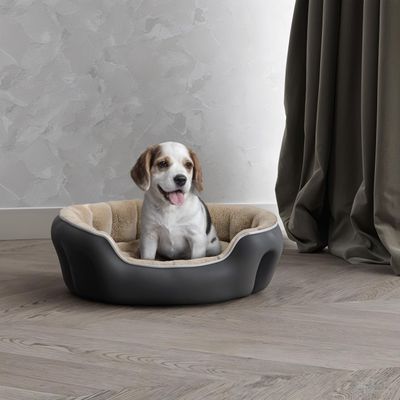 Italian Bed Linen COCCOLE Dog and Cat Bed, Cream, 48 x 42 x 16 cm