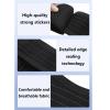 Men's Inguinal Hernia Belt, Bilateral Hernia Support, Adjustable with Removable Compression Pads (Black, Medium) view 4