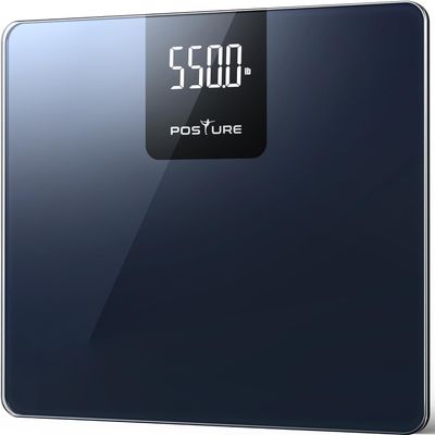 Posture Digital Bathroom Scale, 250 kg Capacity, Extra-Wide Platform
