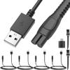 Xiatiaosann 5V Shaver Charging Cable for Philips Norelco OneBlade, 4-Pack view 1