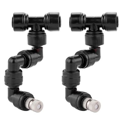 HAFRILY 360 Adjustable Nozzle for Reptile Terrariums (2 Pack)