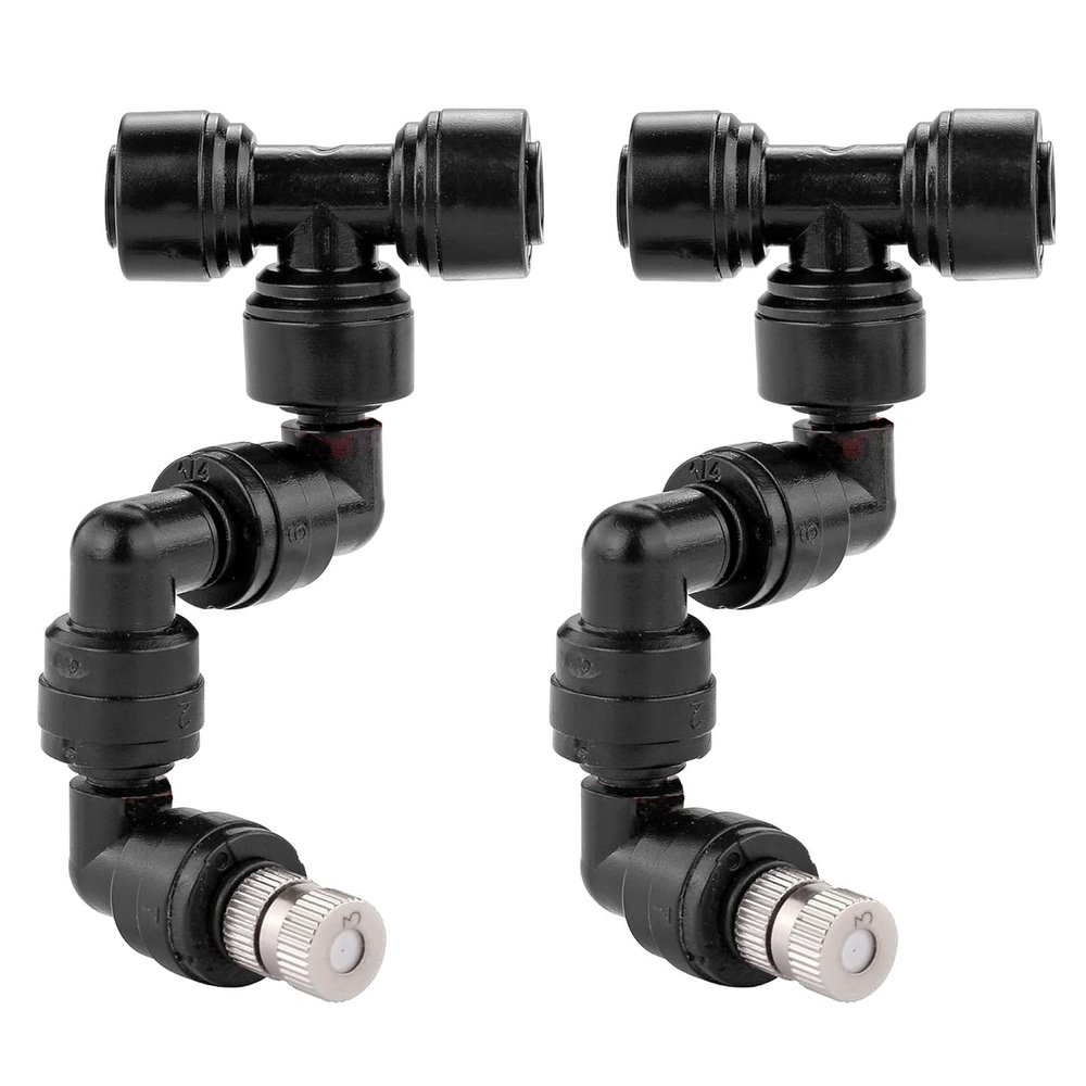 HAFRILY 360 Adjustable Nozzle for Reptile Terrariums (2 Pack)