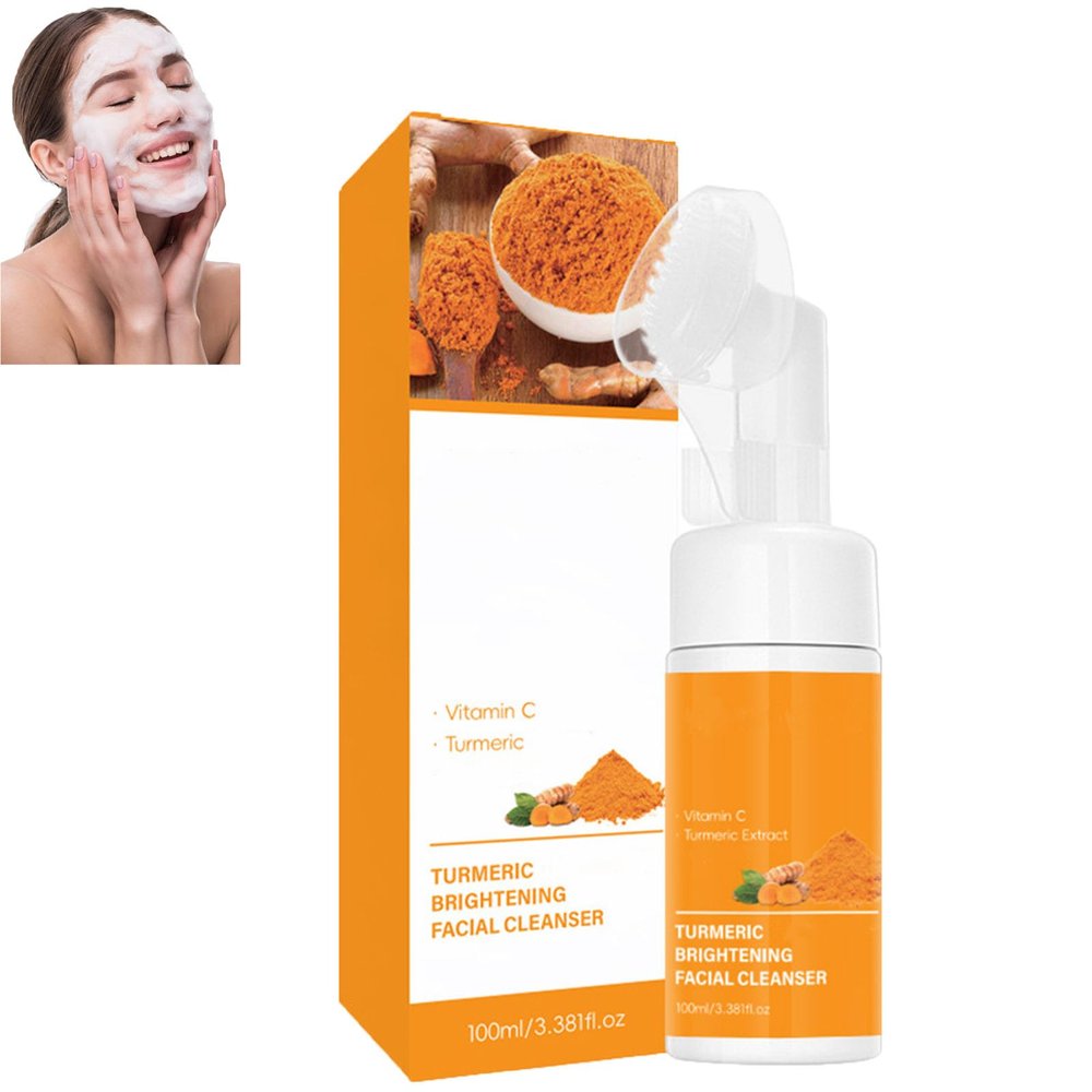 Turmeric Facial Cleanser, Foaming Face Wash, Deep Cleansing (1 pc)
