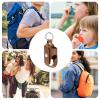 Qkbuza 3-Piece Inhaler Holders for Kids, PU view 4