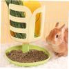 Tulip-Shaped Rabbit Feeder for a Clean Cage view 2
