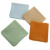 Small Portable Leather Cosmetic Pouches with Snap Closure, 4-Piece Set view 1