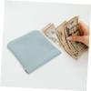 Small Portable Leather Cosmetic Pouches with Snap Closure, 4-Piece Set view 4