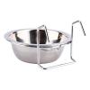 Tomvorks Stainless Steel Cage Bowl Clamp Holder for Pet Food and Water, S view 2
