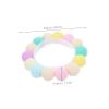 Happyyami Cute Adjustable Plush Pet Collar for Cats and Dogs, Macaron Colors view 2