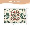 Bohemian Art Pattern Beige Extra-Large Reusable Waterproof Mattress Pad, 132.1 x 86.4 cm view 2