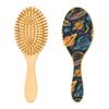 JUMBEAR Cartoon Planet Bamboo Paddle Hair Brush for All Hairstyles view 1