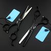 Professional 6-Inch 440C Black Gem Hair Cutting and Thinning Scissors Set view 1