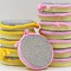 Double-Sided Round Wire Dish Scrubber Sponge view 3