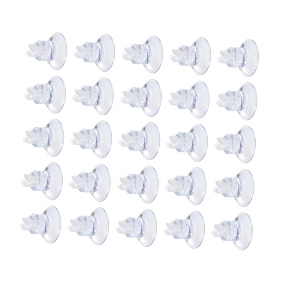 GANAZONO 25-Piece Aquarium Suction Cup Clips