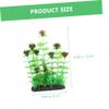 GANAZONO Artificial Aquarium Plants, Realistic Green Plastic Decorations view 3