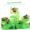 GANAZONO Artificial Aquarium Plants, Realistic Green Plastic Decorations view 4
