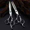 sjdoPulse 6-Inch Hair Cutting Scissors, Professional Japanese 440C Steel Hairdressing Shears with Pouch view 2
