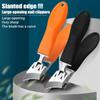 Wide-Jaw Anti-Splash Slanted Toenail Clipper view 2
