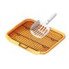 Dog Potty Tray with Mesh Grate and Scoop view 1