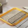 Dog Potty Tray with Mesh Grate and Scoop view 2