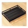 SXYKXYDL Dog Pee Pad Holder for Indoor and Outdoor Use, Dog Toilet Training Tray, Stainless Steel, Black, 78 x 52 x 9 cm view 1