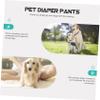 DECOMELODY Reusable Dog Diapers for Female Dogs view 3