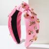 Christmas Headband for Women, Rhinestone Hairband with Knot view 3