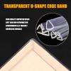 GSKFXJ U-Channel Edge Protector, Transparent Silicone, 0.3–15 mm, 300 cm view 2