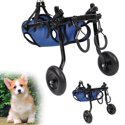Adjustable Dog Wheelchair for Rear-Leg Support