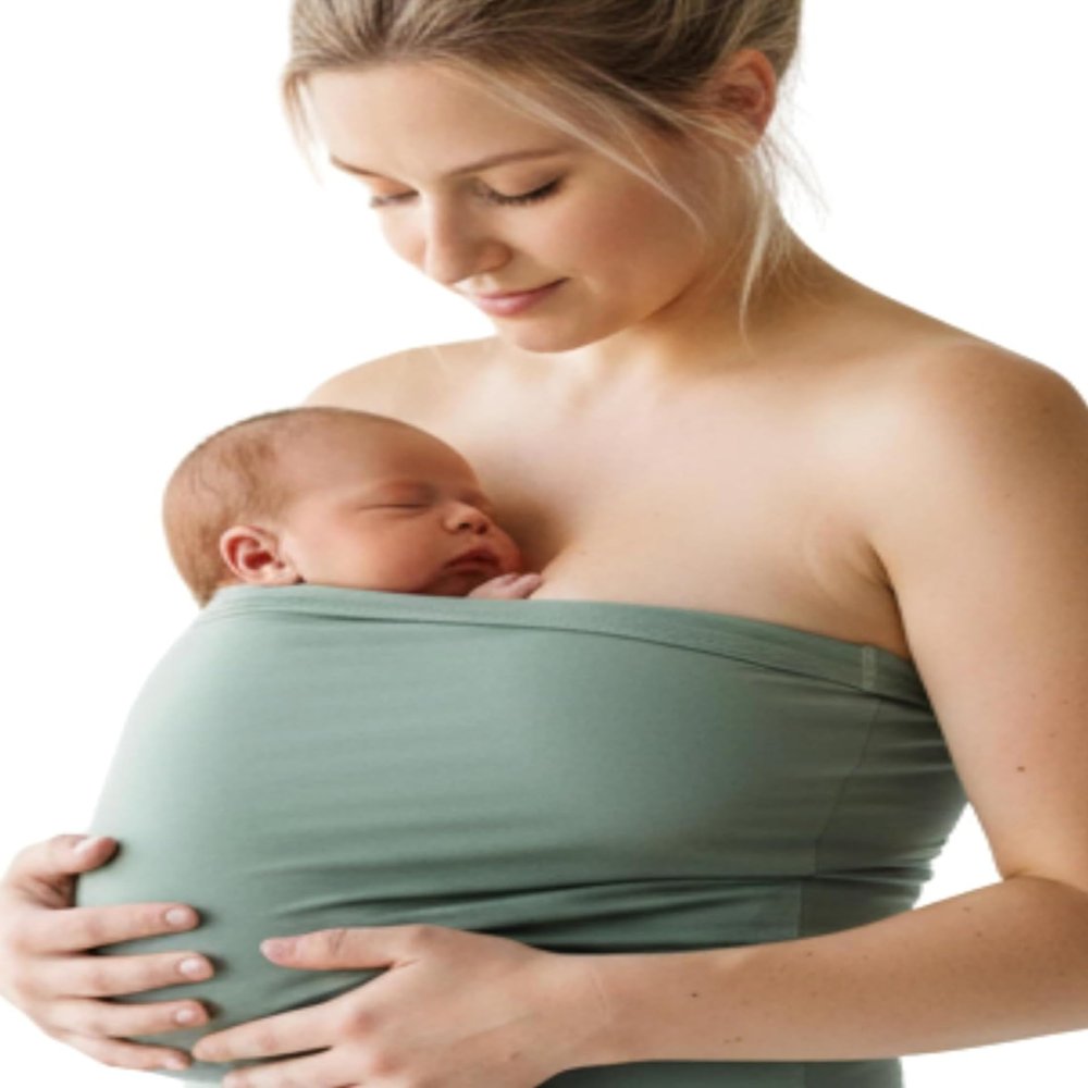 Hoppediz Bonding Top for Newborns, Sage, XL