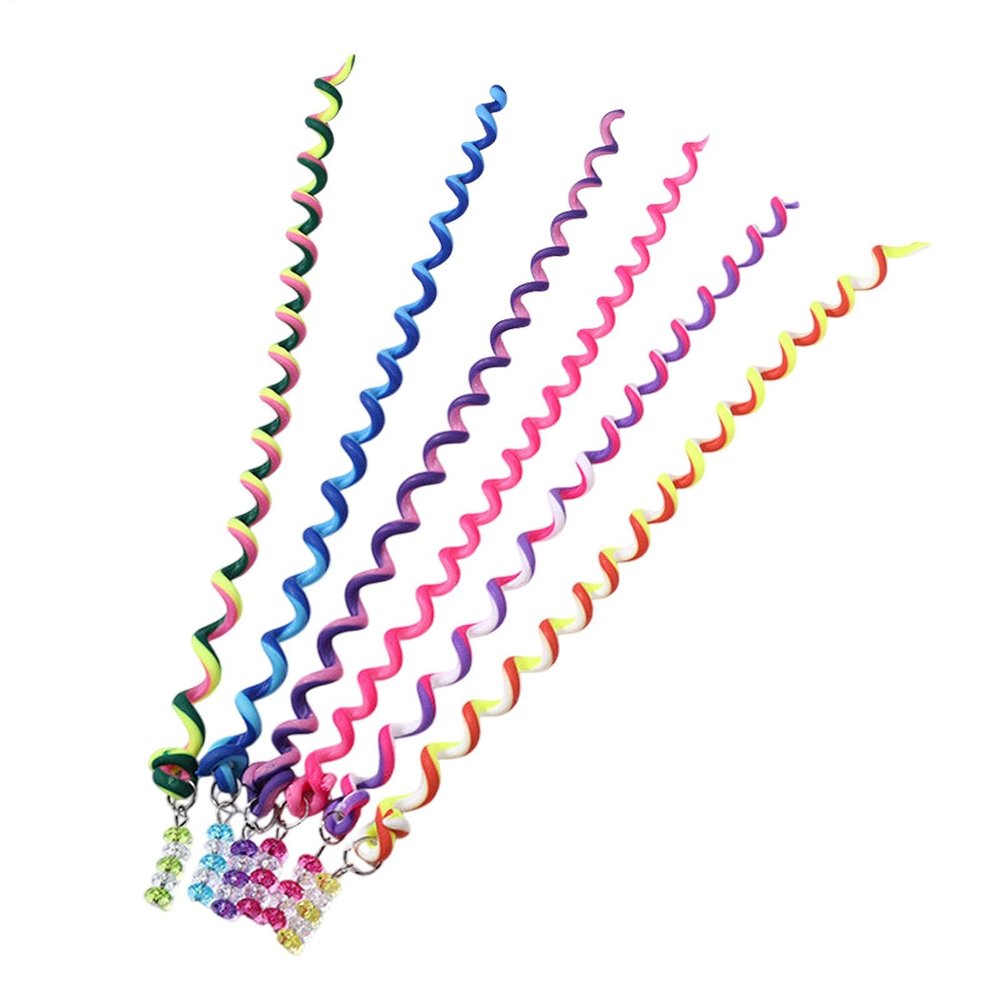 Colorful Hair Braid: Multi-Elastic Hair Braiding, Colorful Silicone Hair Tie