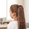 Colorful Hair Braid: Multi-Elastic Hair Braiding, Colorful Silicone Hair Tie view 2