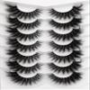 False Eyelashes, Fluffy Faux Mink Lashes, 18 mm, Wispy Cat-Eye Flower Lashes, Strip Lashes, Pack of view 1