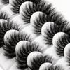 False Eyelashes, Fluffy Faux Mink Lashes, 18 mm, Wispy Cat-Eye Flower Lashes, Strip Lashes, Pack of view 4