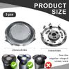 LONZIKP 3-Pack Replacement Shaving Heads view 2