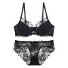 Women's Sexy Lace Babydoll Lingerie Set with Panties view 1