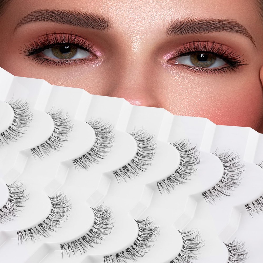 Dramatic Long Thick False Eyelashes, 3D Volume, 7 Pairs, DJ-31