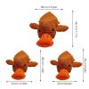 Anti-Stress Duck Dog Toy, 2-Pack, Squeaky Interactive Plush Toy, Sizes S–L view 2